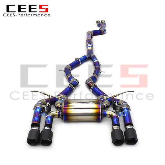 CEES Catback Exhaust Valve Titanium Exhaust Pipes Car Exhaust Muffler for BMW M3/M4 F80/F82 3.0T 2015-2019