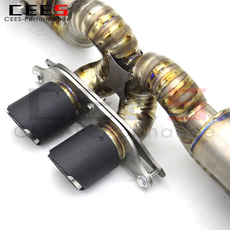 cees Catback Exhaust For Porsche 911 991/991.1 GT3 4.0 2015-2018 Exhaust Pipe Muffler Escape Titanium alloy Exhaust System