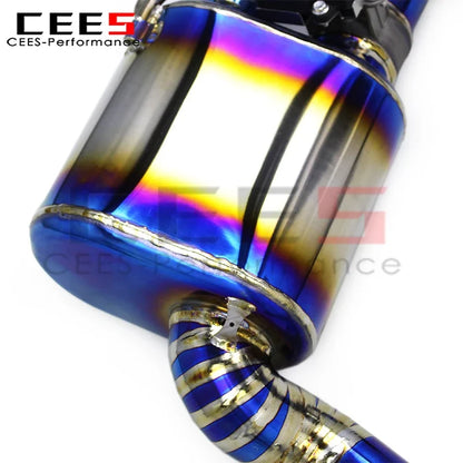 cees Catback Exhaust System for Mercedes-Benz CLS63 AMG W218 5.5T 2013-2017 Performance Titanium Escape Exhaust Pipe Muffler