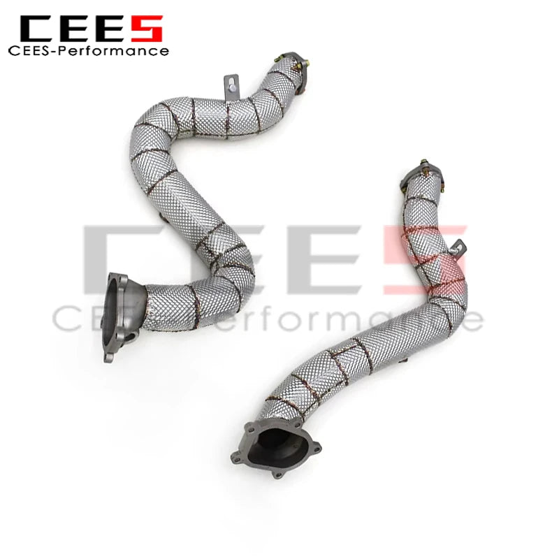 Audi A8L D4 4.0T 2011-2023 Stainless Steel Free Flow Downpipe Exhaust System