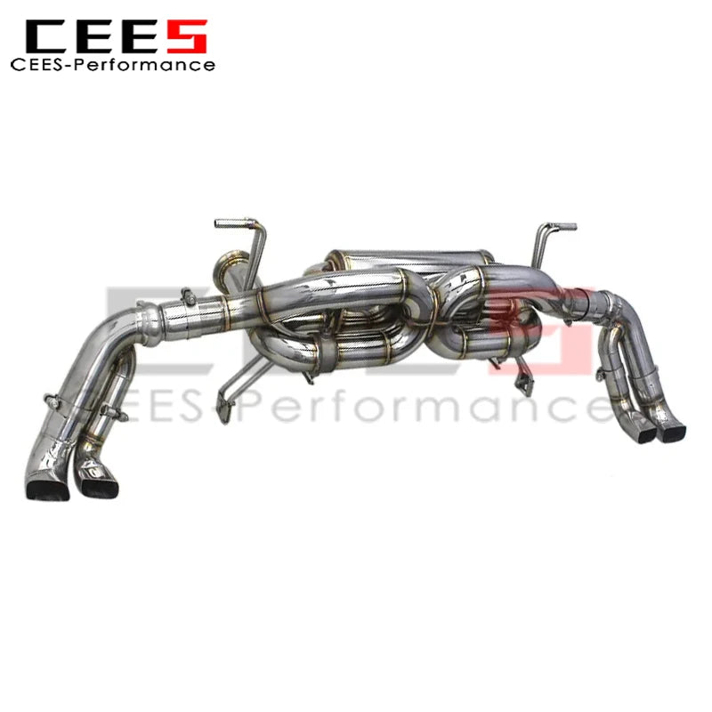 cees for Audi R8 V10 5.2 2016-2019 Catback Valved Sport Exhaust System