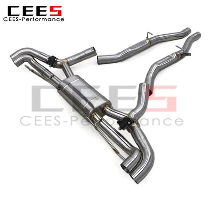 CEES Valvetronic Axle Exhaust Pipe for BMW X7 4.4TT G07 2019-2024 Stainless Steel Exhaust Valves Muffler