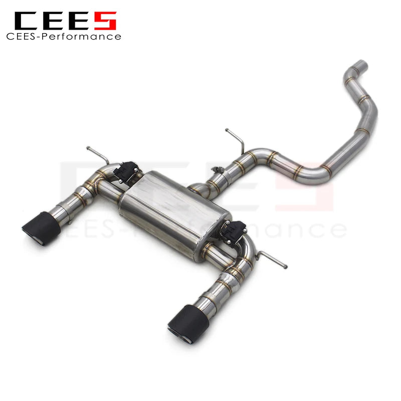 CEES Catback Exhaust System For Audi TT 2.0T 2017-2023 Stainless Steel Escape Exhaust Pipe Muffler