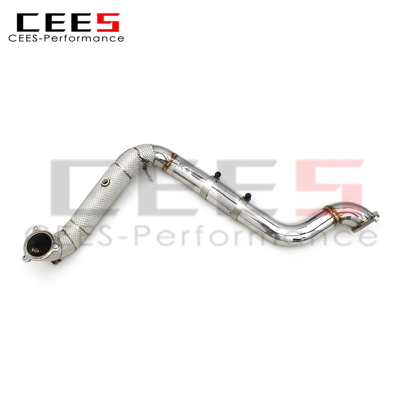 CEES Performance Competition Exhaust Empty downpipe For Mercedes-Benz A35 AMG W177 2.0T 2020-2023 Stainless Steel Exhaust downpipe exhaust