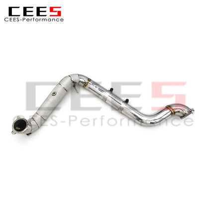 CEES Performance Competition Exhaust Empty downpipe For Mercedes-Benz A35 AMG W177 2.0T 2020-2023 Stainless Steel Exhaust downpipe exhaust