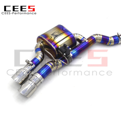 CEES Catback Exhaust System Valvetronic High Performance Exhaust Pipe For BMW M6 E63 V10 5.0L 2006-2010