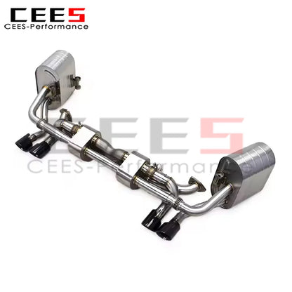 cees Stainless Steel Catback Exhaust Pipes for PORSCHE 911 991/991.1 3.4L Carrera 2011+ Motorsport Exhaust Muffler Escape System