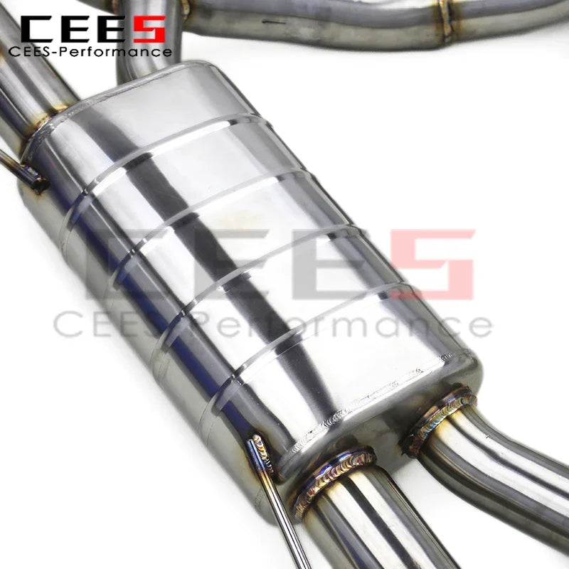 CEES Valvetronic Exhaust Mufflers Accessories for BMW X5M X6M F95 F96 4.4TT 2020-2024 Stainless Steel Exhaust System  Pipe