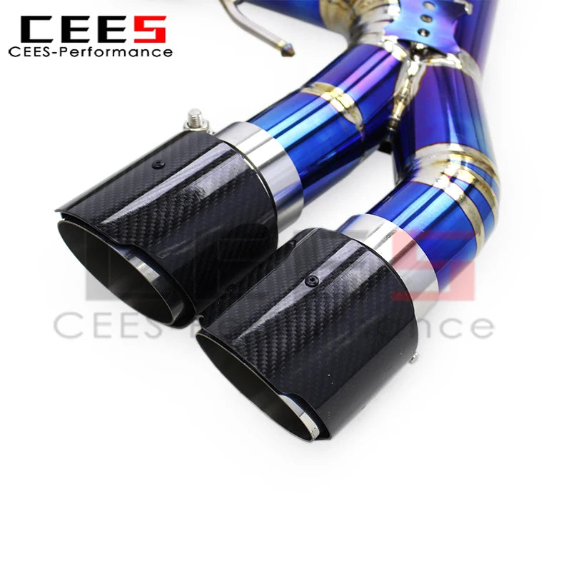 CEES Titanium Escape Catback Exhaust Muffler for BMW X3M/X4M Competition F97/F98 3.0T 2019-2023 Racing Exhaust System Assembly