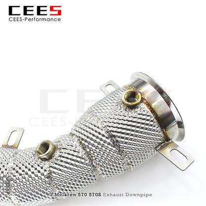 CEES for Mclaren 540C/570/570S/570GT 2015-2018 Racing Car Exhaust Stainless Steel no valve exhaust，no cat downpipe