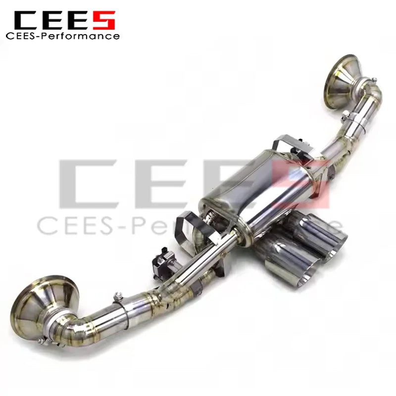 cees Tuning Catback Exhaust System for Porsche 911 992 GT3 4.0 2017-2024 Titanium Exhaust Pipe Muffler Escape Valvetronic