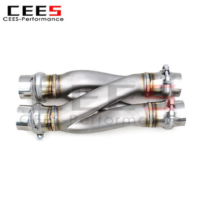 Z Pipe with 2.5 Inches/2.75 Inches/3 Inches General-purpose Mid Pipe Exhaust System