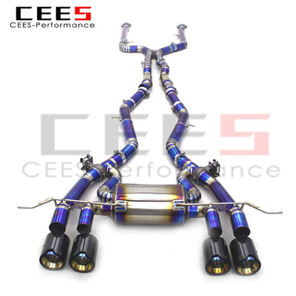 CEES Titanium Catback Exhaust System For BMW M3/M4 G80/G82/G8X 3.0T 2019-2023 Valvetronic Exhaust Pipe Muffler