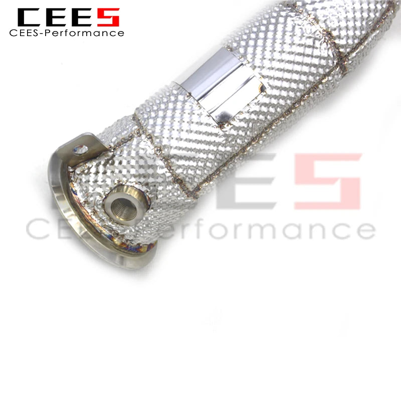 CEES Catless Exhaust Downpipe For BMW M5 F90 4.4T 2018-2023 Stainless Steel 304 Downpipe High Performance Exhaust System