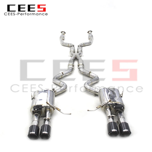 CEES Performance valve Exhaust Pipe For BMW M3 E92 4.0L 2008-2013 Stainless Steel304 Car Exhaust systems mufflers