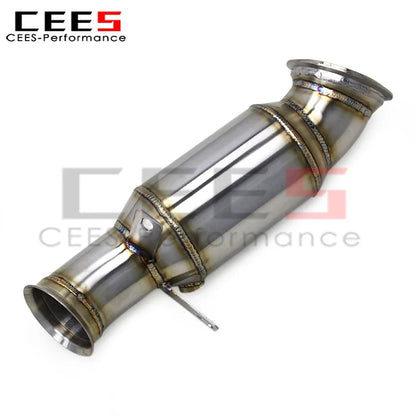 CEES Downpipe Exhaust System Assembly for BMW M2 F87 N55 3.0T 2014-2018 Stainless Steel Downpipe Exhaust Header Front Pipes