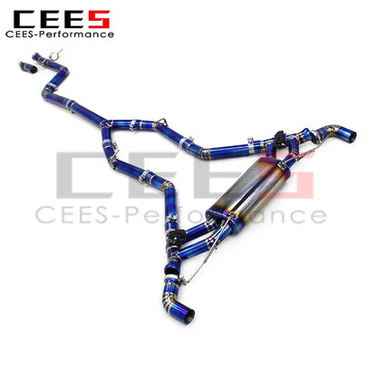 CEES Titanium Exhaust System for BMW X5 X6 B58 G05 G06 3.0T 2019-2023 Catback Sport Valvetronic Exhaust Mufflers Accessories