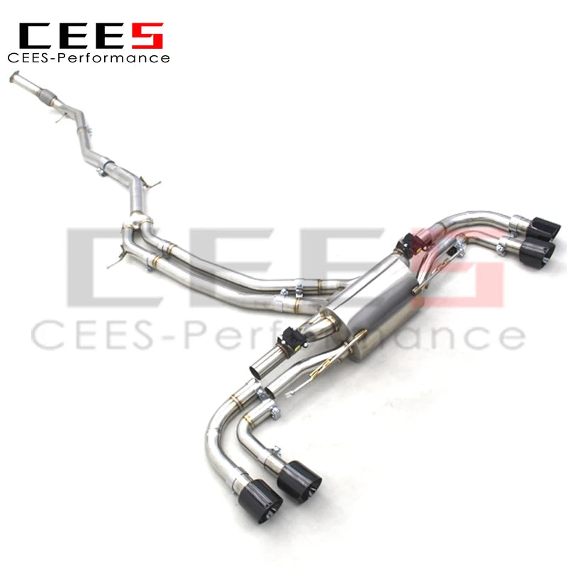 Catback Exhaust System For Porsche Cayenne E3 3.0T 2018-2023 Escape Stainless Steel Exhaust Pipe Muffler Downpipe