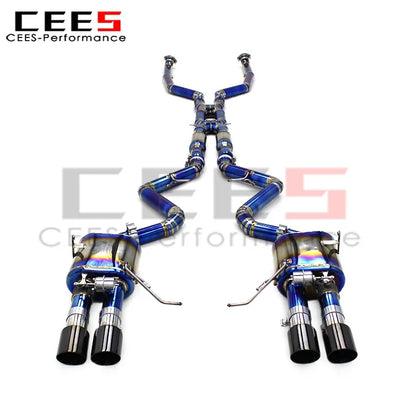 cees Tuning Performance Titanium Exhaust for BMW M3 E90 E92 E93 4.0L 2007-2013 Control Valve Catback Exhaust System Assembly