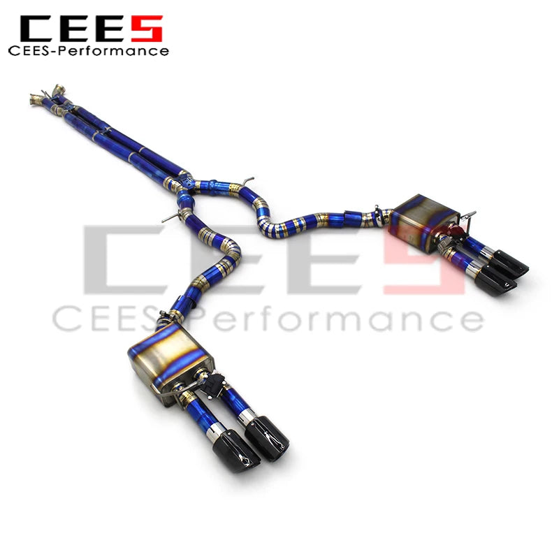 cees Titanium Valvetronic Catback Exhaust  for Porsche Panamera Turbo S E-Hybrid 4.0TT 2018- Tuning Performance Exhaust Pipes