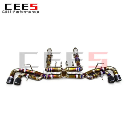 CEES  High Performance Titanium Catback Exhaust for Chevrolet CORVETTE C8 6.2L 2019-2024 Car Exhaust Muffler Escape