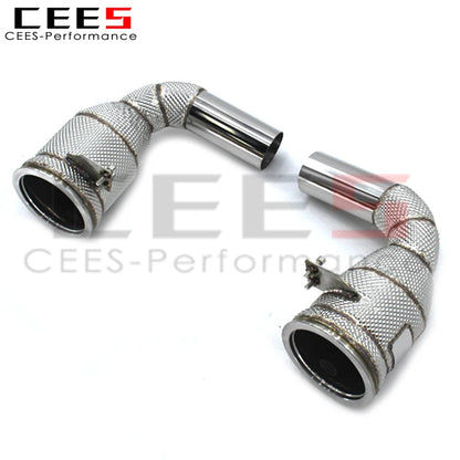 Exhaust manifold For Porsche 911 992 GT3 4.0 2017-2023 Downpipe without catalyst Stainless Steel Exhaust Pipe