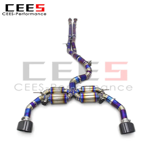 cees Valvetronic Catback Exhaust System Escape for Audi RS3 TTRS 2.5T 2017-2023 Performance SUS304/Titanium Racing Exhaust Pipe