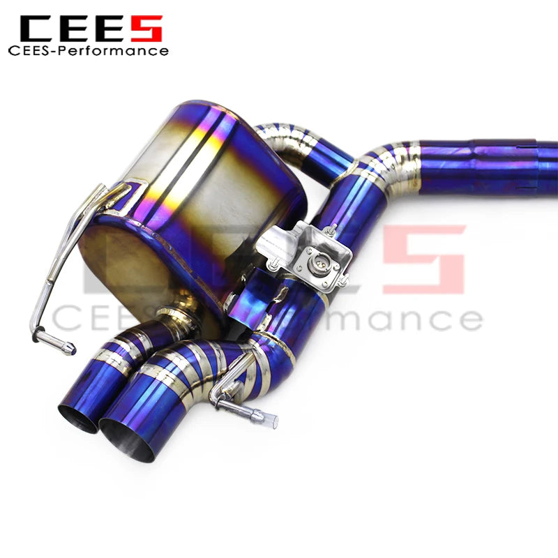 cees Tuning Catback Exhaust for Mercedes-Benz C63/C63S AMG W205 4.0T 2015-2020 Escape Titanium Valvetronic Exhaust Muffler