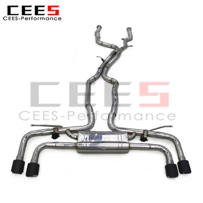 cees Valvetronic Catback Exhaust for Porsche Cayenne 957 3.6/4.8T 2006-2010 Valved Sport Exhaust System