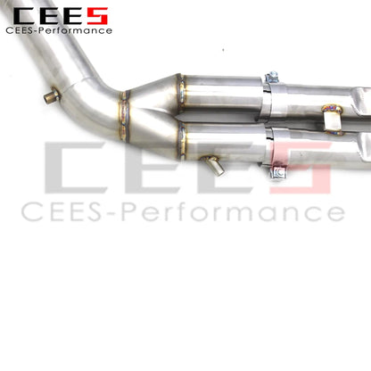 CEES Valvetronic Catback Exhaust Pipes For BMW M240i B58 3.0T 2017-2023 304Stainless Steel Exhaust Muffler