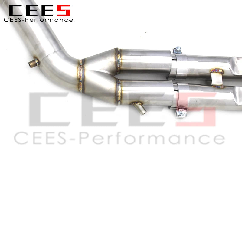 CEES Catback Exhaust System Stainless Steel Performance Valvetronic Exhaust Pipe For BMW M240i B58 3.0T 2017-2023