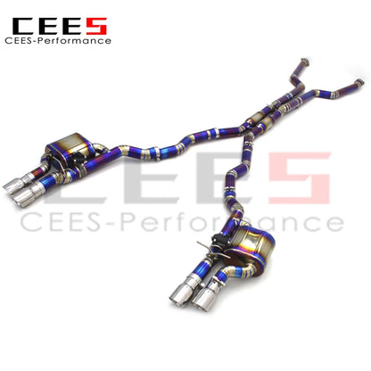 CEES Catback Exhaust System Valvetronic High Performance Exhaust Pipe For BMW M6 E63 V10 5.0L 2006-2010