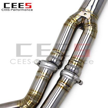 cees Tuning Catback Exhaust for BMW M3/M4 F80/F82/F8X 3.0T 2015-2019 Performance Titanium Racing Car Exhaust System Pipe Muffler