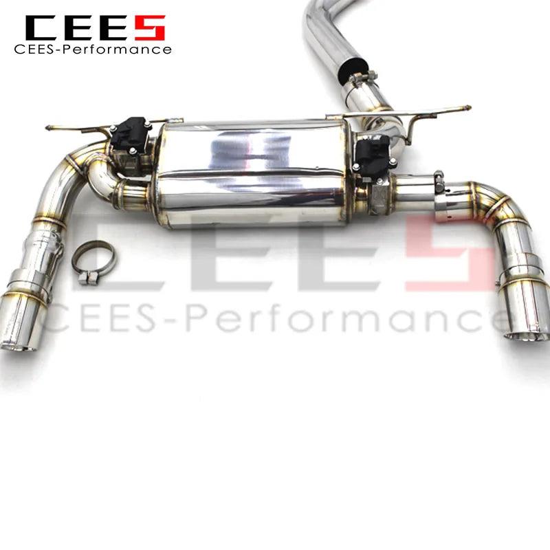 CEES Catback Exhaust For BMW 340i  340 3.0T 2016-2023 Stainless Steel304 Car Exhaust pipe Acoustical Damper