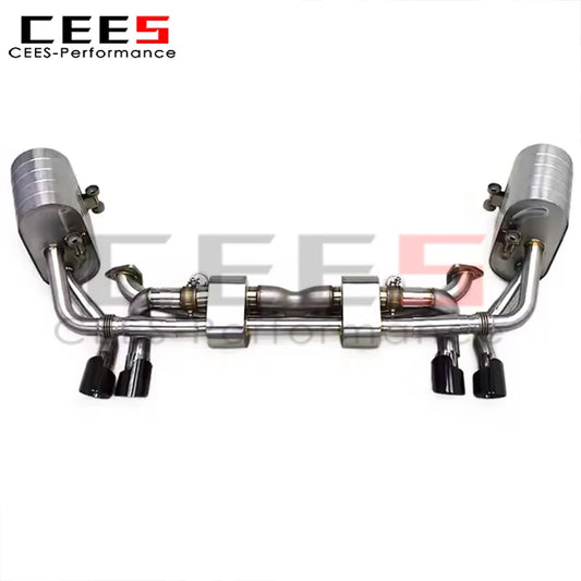 cees Stainless Steel Catback Exhaust Pipes for PORSCHE 911 991/991.1 3.4L Carrera 2011+ Motorsport Exhaust Muffler Escape System