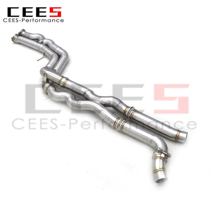 Equal length Mid pipe For BMW M2C/M2 Competition S55 3.0T 2018-2023 Car Exhaust System Stainless Steel Exhaust Pipe