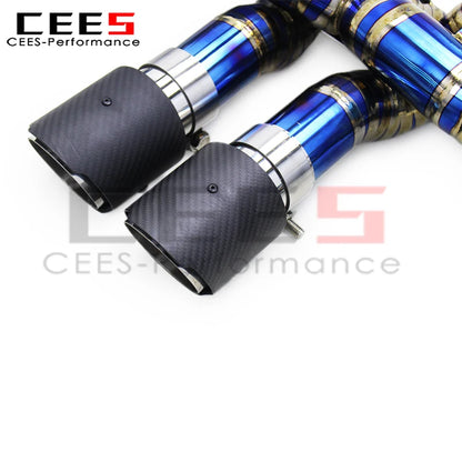 CEES Exhaust Pipes for PORSCHE 718 Cayman/Boxster 2.0T 2016-2023 Escape Car Exhaust System Titanium Exhaust Pipe Muffler