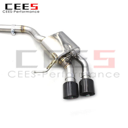 CEES Stainless Steel  Valved Sport Exhaust Catback Muffler for Porsche Macan 2.0T 2014-2017 Exhauster Pipe