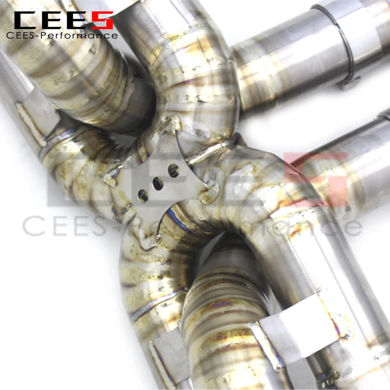 CEES Racing Car Catback Exhaust for PORSCHE 718 Boxster/Cayman 2.0T 2016-2023 Titanium Exhaust Systems Super Car Sound