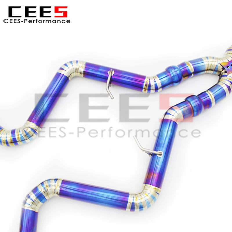 cees Performance Titanium Valve Catback Exhaust for BMW M3 E90 E92 E93 4.0L 2008-2013 Exhaust Pipe Muffler System with Catalyst