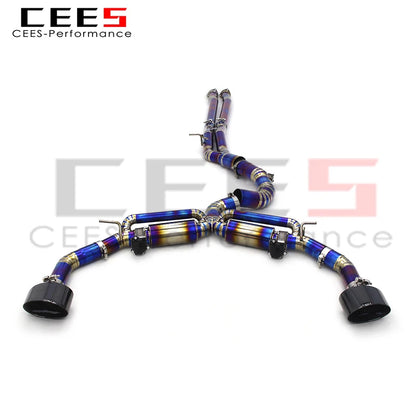 Escape Catback Exhaust For Audi RS3/TTRS 2.5T 2017-2023 Titanium Exhaust Pipe Muffler Car Exhaust System