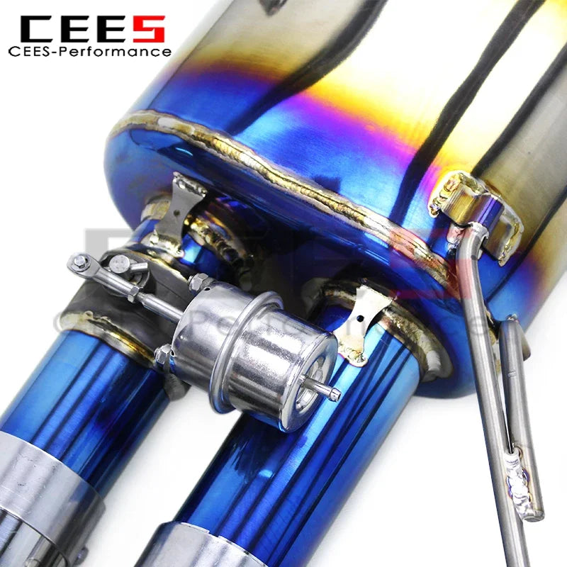 cees Tuning Performance Titanium Exhaust for BMW M3 E90 E92 E93 4.0L 2007-2013 Control Valve Catback Exhaust System Assembly