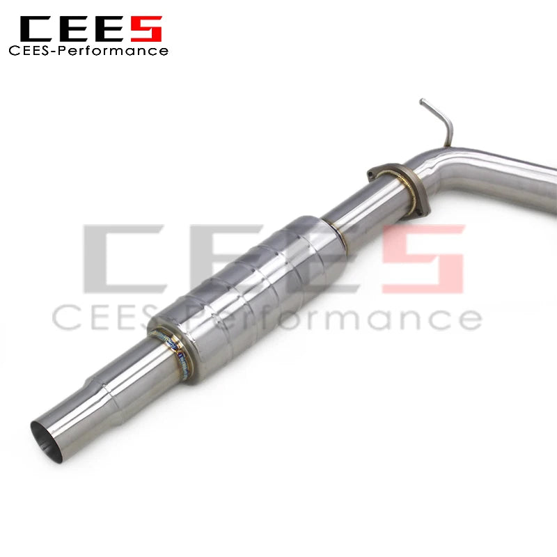 cees Catback Exhaust System Pipes for VW GOLF 7/MK7/GTI 2.0T 2014-2020 SS304 Stainless Steel Car Escape Exhaust Pipe Muffler