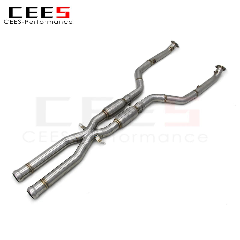 CEES Race version Equal length Mid pipe For BMW M3 E90/E92/E93 V8 4.0L 2008-2013 Exhaust Pipe Stainless Steel