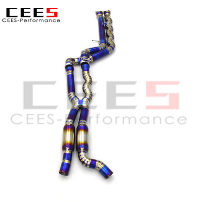 Equal length Mid pipe For BMW M2C/M2 Competition S55 F87 3.0T 2018-2023 Exhaust System Titanium alloy Exhaust Pipe