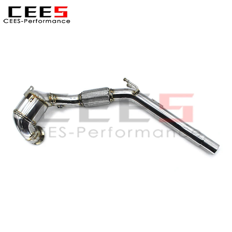 cees Stainless Steel Performance with Cat Downpipe for VW GOLF VIII/8 2020-2023 Sport Catted Downpipe Exhaust System