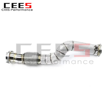 cees Exhaust Downpipes Header System For BMW M3/M4 G82 G80 G83 G8X 2019-2022 SS304 Stainless Steel Racing Exhaust pipe Assembly