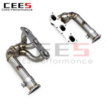 CEES Racing Exhaust Pipes for PORSCHE 911 997/997.2 Carrera 3.6/3.8 2008-2011 Stainless Steel Exhaust Manifold Exhaust Headers