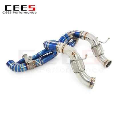 CEES Catback Exhaust System For Mclaren GT 4.0T 2019-2023 Titanium Performance Exhaust valve control Exhaust Pipe Muffler