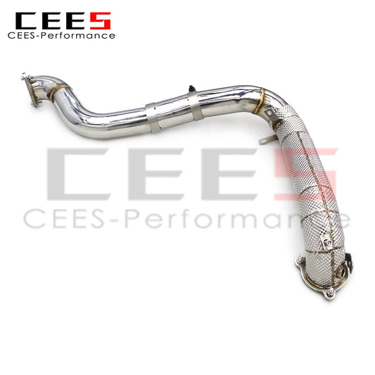 CEES Performance Competition Exhaust Empty downpipe For Mercedes-Benz A35 AMG W177 2.0T 2020-2023 Stainless Steel Exhaust downpipe exhaust